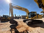 Used Komatsu Excavator in yard